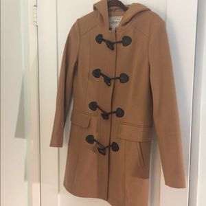 Camel duffle coat